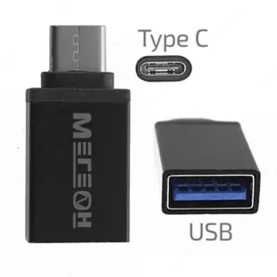 МЕГЕОН 33201К — переходник (USB-A мама - USB-C папа) - от 58 202 сум / шт.