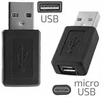 МЕГЕОН 33202К — переходник (USB-A папа - microUSB мама)
