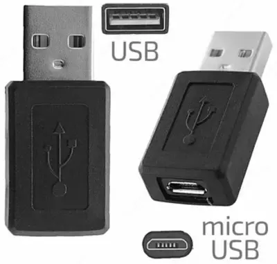 МЕГЕОН 33202К — переходник (USB-A папа - microUSB мама)