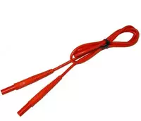 2 м и зажим "Крокодил" красный