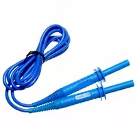 ko'k rang va U1 identifikatoriga ega 10 metrli banan sinov simi.