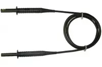 8м экранированный с разъемом "банан" и зажимом "крокодил" 15кВ черный