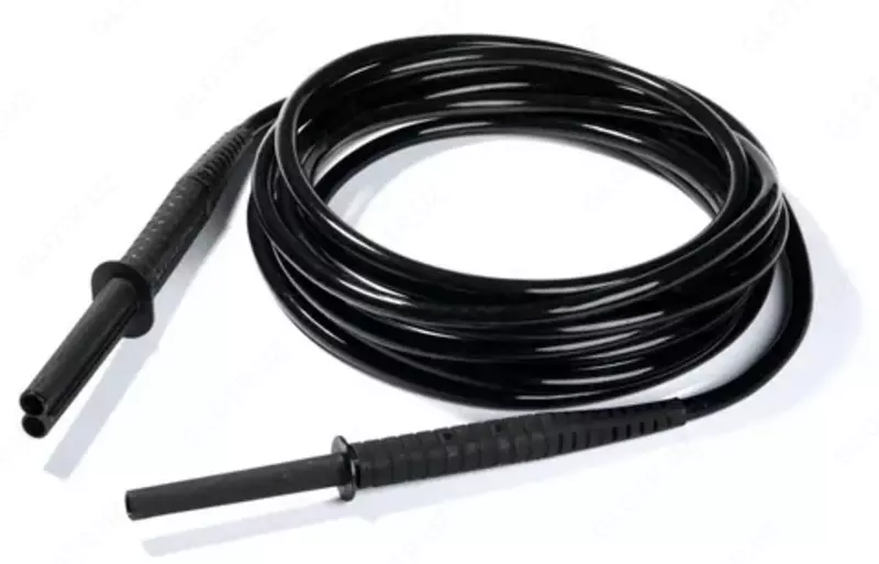 8м экранированный с разъемами "банан" 10кВ черный