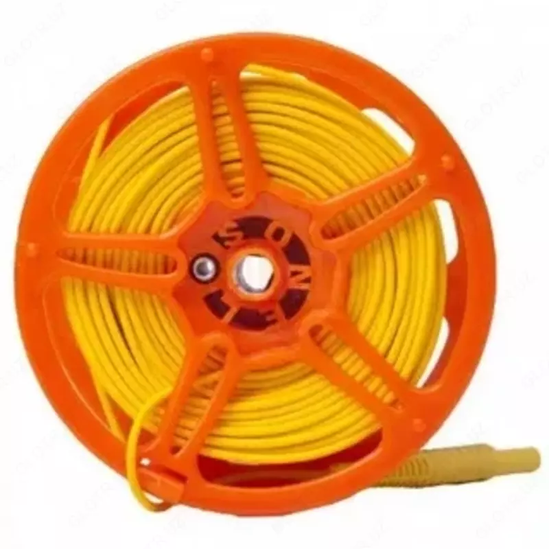 WAPRZ200YEBBSZ — провод измерительный 200м на катушке с разъёмами "банан" желтый