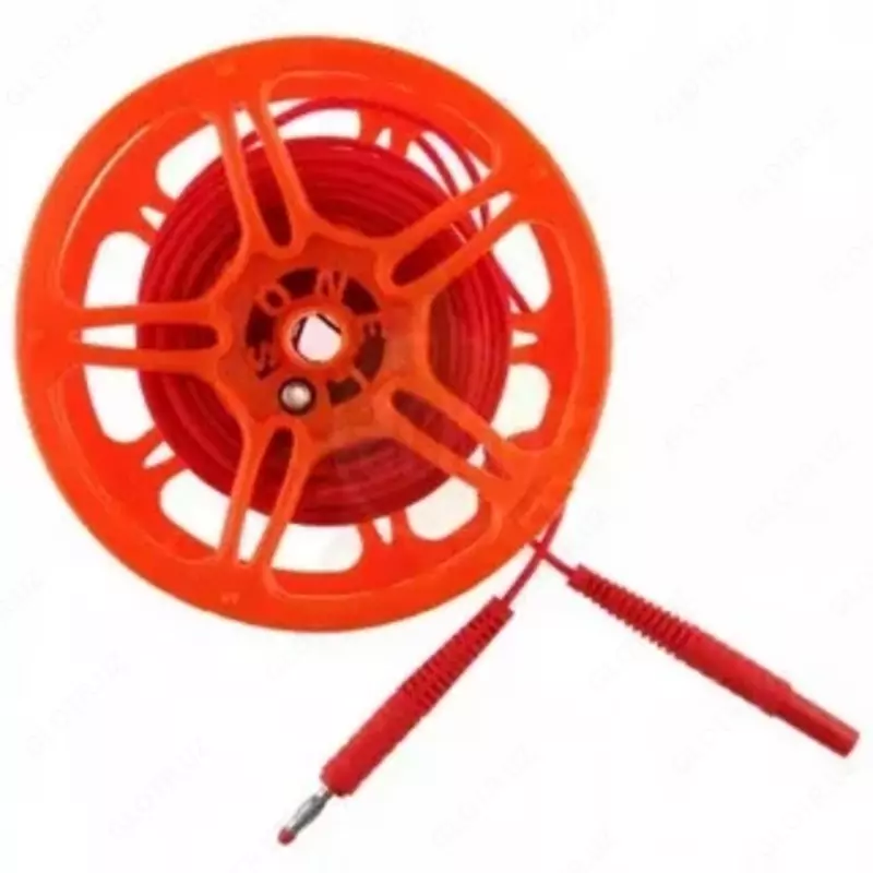 WAPRZ010REBB10K - 10kV qizil bananli vilkalar bilan 10m o'lchash simi