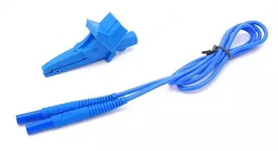 WAPRZ010BUBB10K — провод измерительный 10м с разъемами "банан" 10кВ голубой