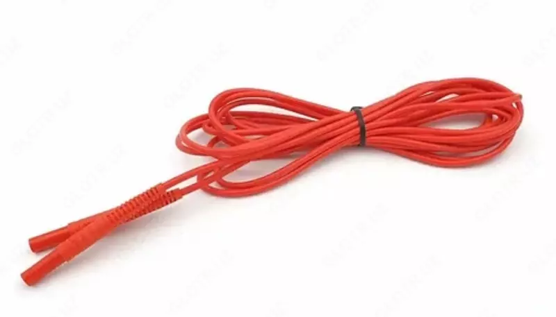 WAPRZ030REBBSZ — провод измерительный 30м на катушке с разъёмами "банан" красный
