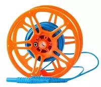 WAPRZ015BUBBSZ — провод измерительный 15м на катушке с разъёмами "банан" голубой