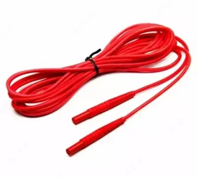 WAPRZ010REBB — провод измерительный 10м с разъемами "банан" красный
