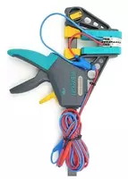 WAZACKEL1 — зажим "струбцина" Кельвина с двухпроводным кабелем