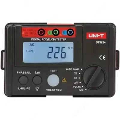 от 3 352 000 сум / шт. UNI-T UT582+ — тестер УЗО цифровой