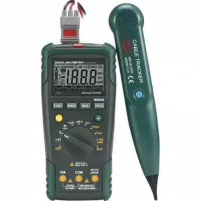 MS8236 — мультиметр цифровой + кабельный тестер + детектор напряжения - от 2 563 000 сум / шт.
