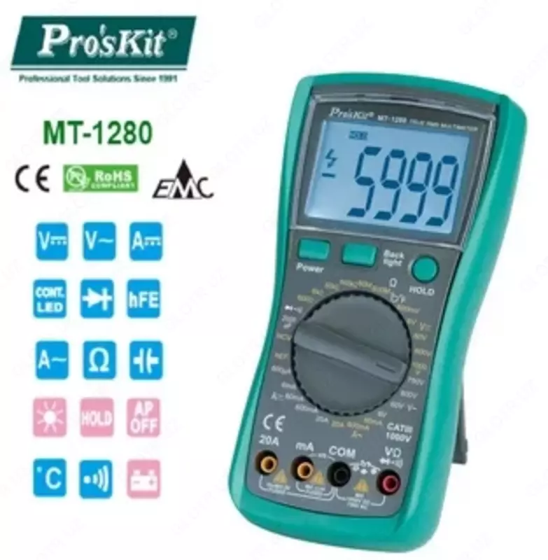 ProsKit MT-1280 — цифровой мультиметр - от 1 015 000 сум