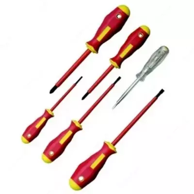 KL390IS - 5 ta izolyatsiya qilingan va zondli tornavidalar to'plami - 550 200 so'm / donadan