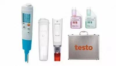 Testo 206-pH2 to'plami - sumka va tamponlar bilan pH o'lchagich - 556 300 so'm / donadan