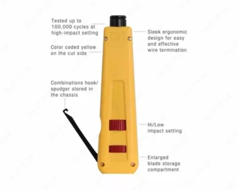 EPD-9Krone — ударный инструмент для расшивки кабеля на кросс с лезвием Krone (с ножницами)