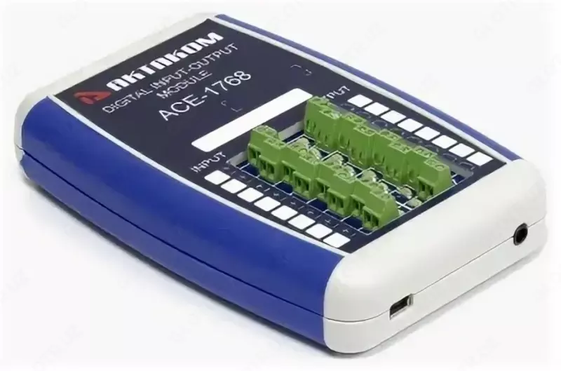542 000 so'mdan ACE-1768 - 8 kanalli USB / LAN diskret kirish-chiqish moduli
