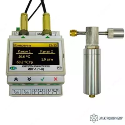 ИВГ-1/1-Щ-2Р-2А-DIN — стационарный одноканальный измеритель-регулятор микровлажности газов в щитовом исполнении (2 реле