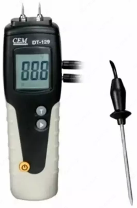 DT-129 — влагомер древесины, бумаги, пластика и раствора бетона