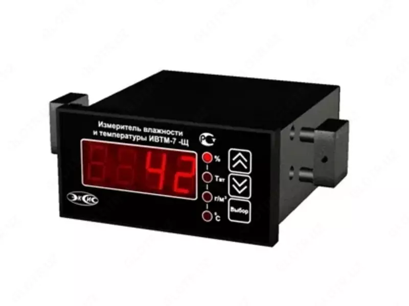 ИВТМ-7/1-Щ-USB — одноканальный стационарный измеритель-регулятор влажности и температуры в щитовом исполнении