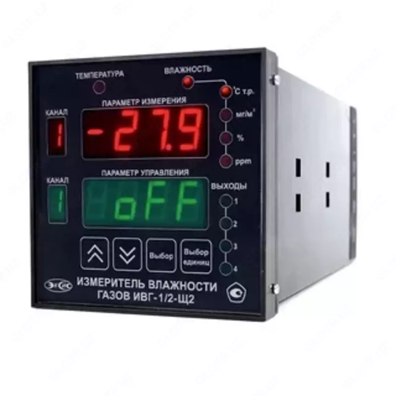 IVG-1/2-Shch2-YR-ZA - paneldagi versiyada (o'lchov birligi) gazlarning mikro namligini statsionar ikki kanalli saqlash o'lchagich-regulyatori. - 542 000 so'mdan