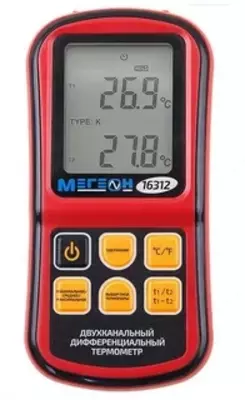 MEGEON 16312 - raqamli ikki kanalli harorat o'lchagichi