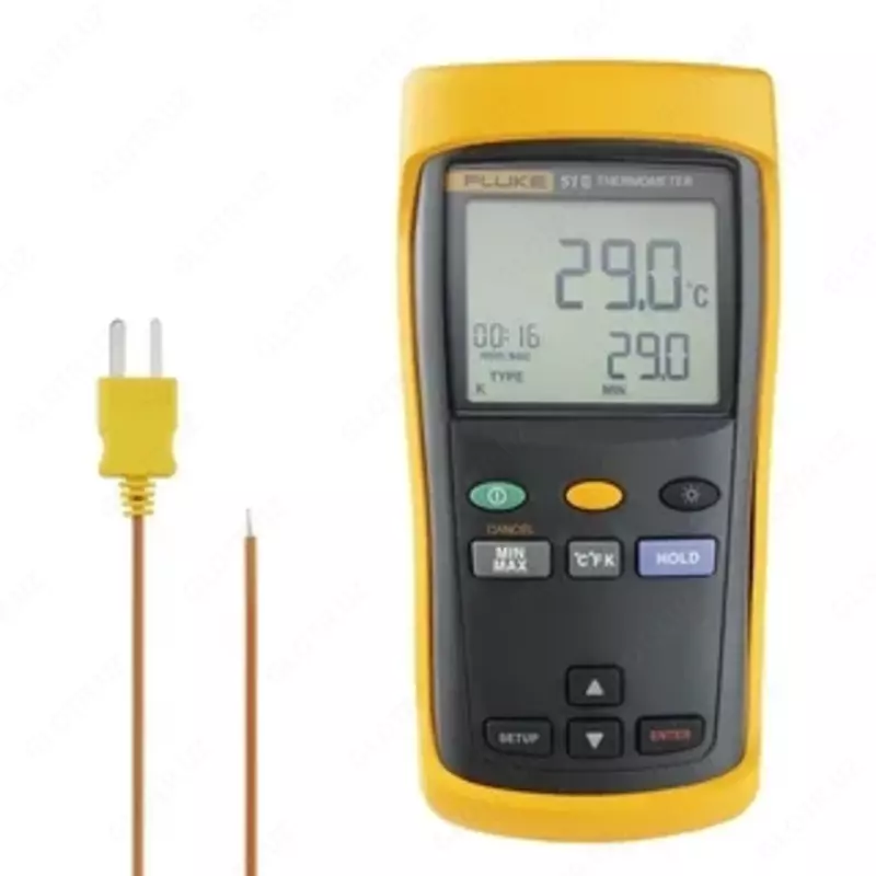 Fluke 52 II — двухканальный цифровой термометр