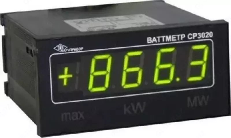СР3020-ВАТ — ваттметр цифровой щитовой
