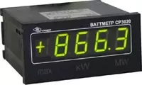СР3020-ВАТ — ваттметр цифровой щитовой