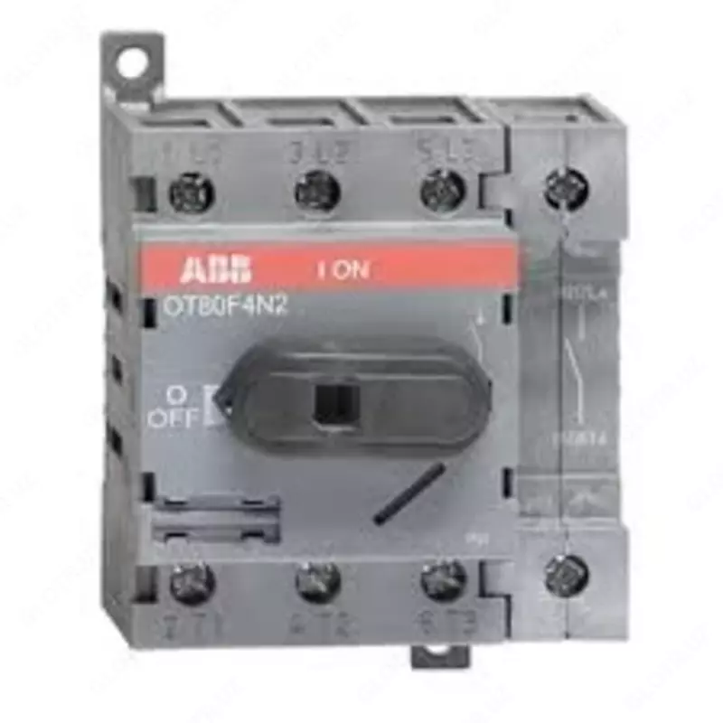 Рубильник OT25F3 до 25А 3х-полюсный для установки на DIN-рейку или монтажную плату (с резерв. ручкой)