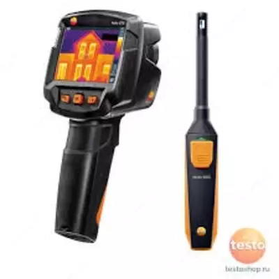 testo 872 + 605i — комплект тепловизора и смарт-зонда