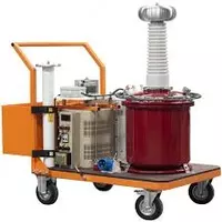 АИСТ 100М (G) — аппарат для испытания диэлектриков с элегазовым трансформатором