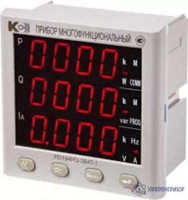 PD194PQ-2S4T-A1 - ko'p funktsiyali raqamli elektr hisoblagich (bir sahifali modifikatsiya