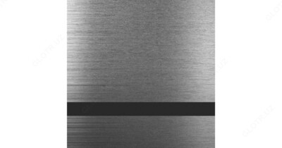 Ikki qavatli ABS plastik (kumush / qora)