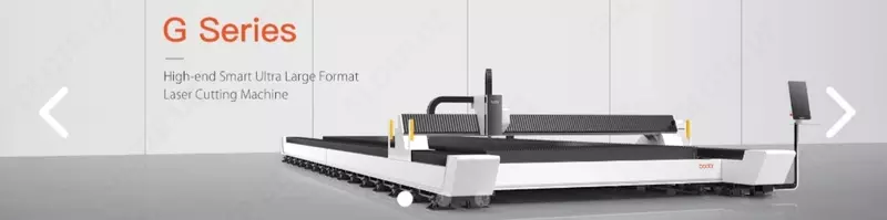 Станок для лазерной резки листов большого формата с оптоволоконным кабелем серии G