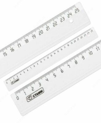 Линейка 30 см прозрачная - 1 725 сум / шт.