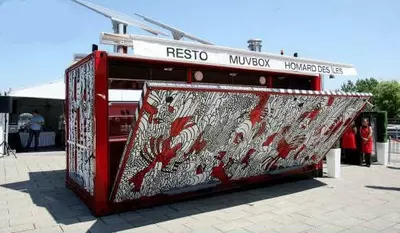 20 futlik konteynerga asoslangan modulli kafe-bar - 45 000 000 so'm / donadan