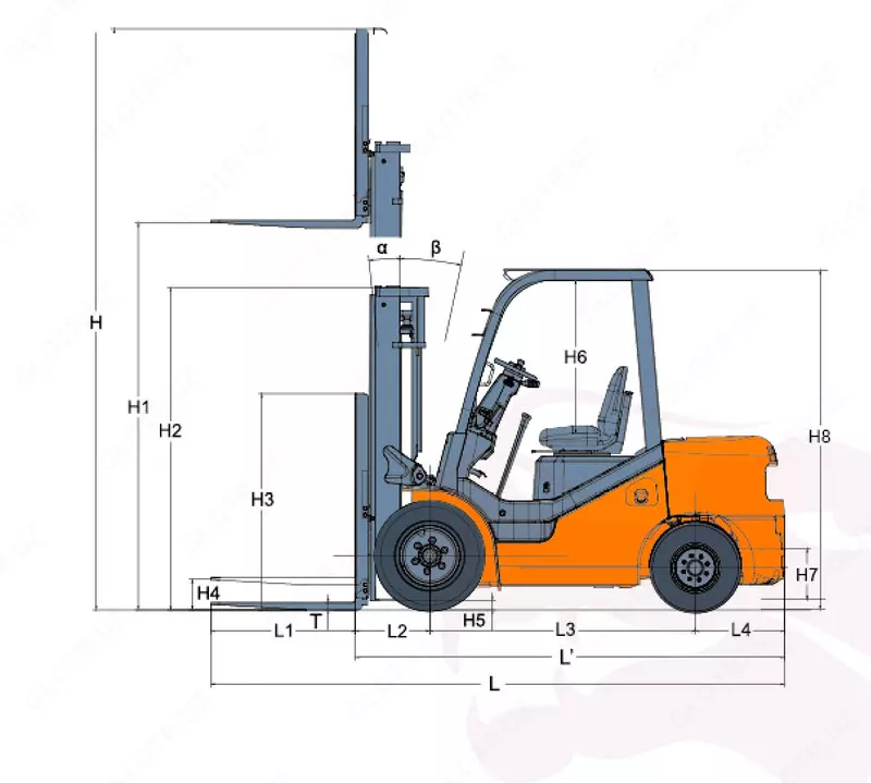 Вилочные погрузчик HELI - 143 640 000 so'm