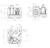  канализационный насосный станция Hi-Station 1100 - 