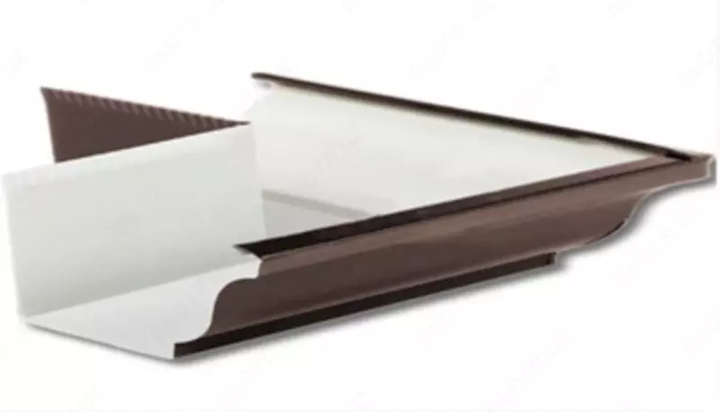  Oluk burchagi 120x86 tashqi BUDJET polimer qoplamali 0 45 mm - 