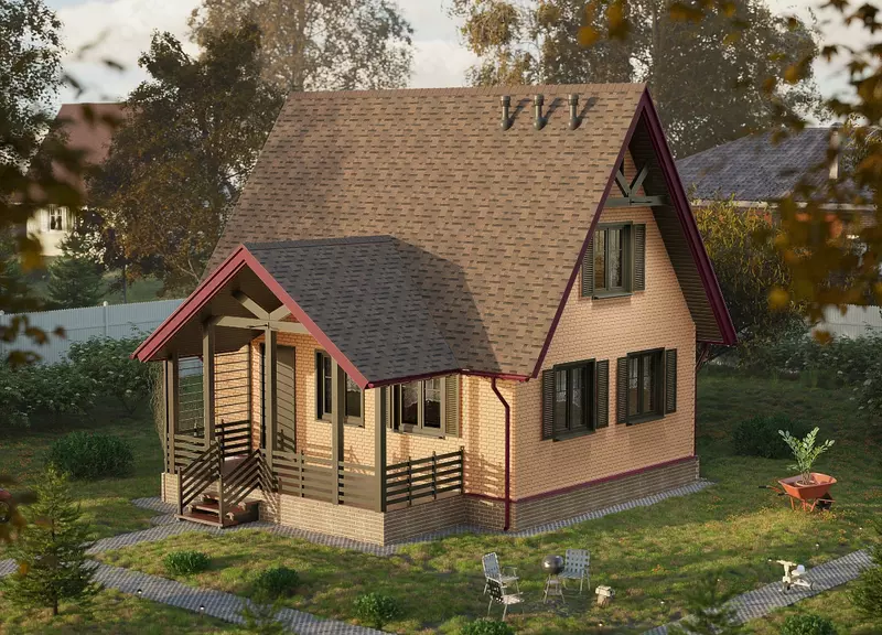 Коричневый