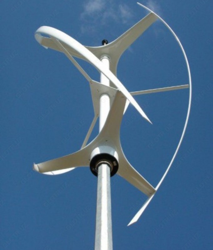 Ветрогенератор вертикальный 2 кВт/ч - 58 917 сум