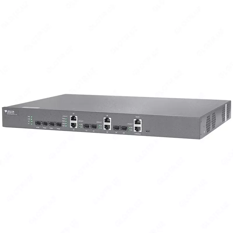 Стационарный терминал OLT BDCOM 3310 с 4 портами GEPON (SFP)  2 комбо-портами  2хSFP  2хRJ-45  2 БП АC  FEC (Арт. P3310D-2AC)