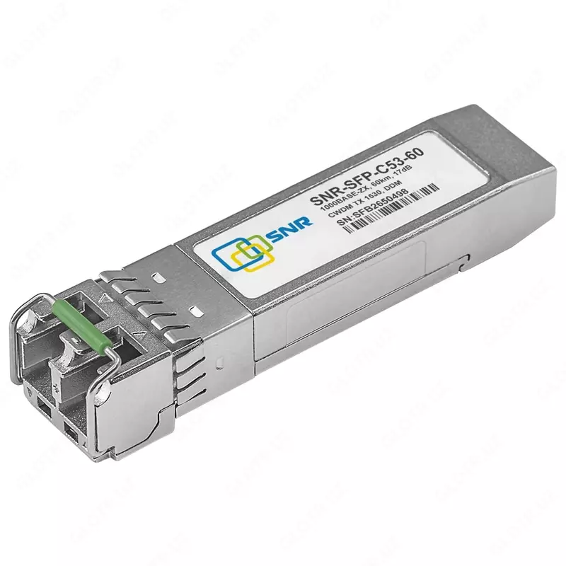 Модуль SFP CWDM оптический  дальность до 60км (17dB)  1530 нм (Арт. SNR-SFP-C53-60)