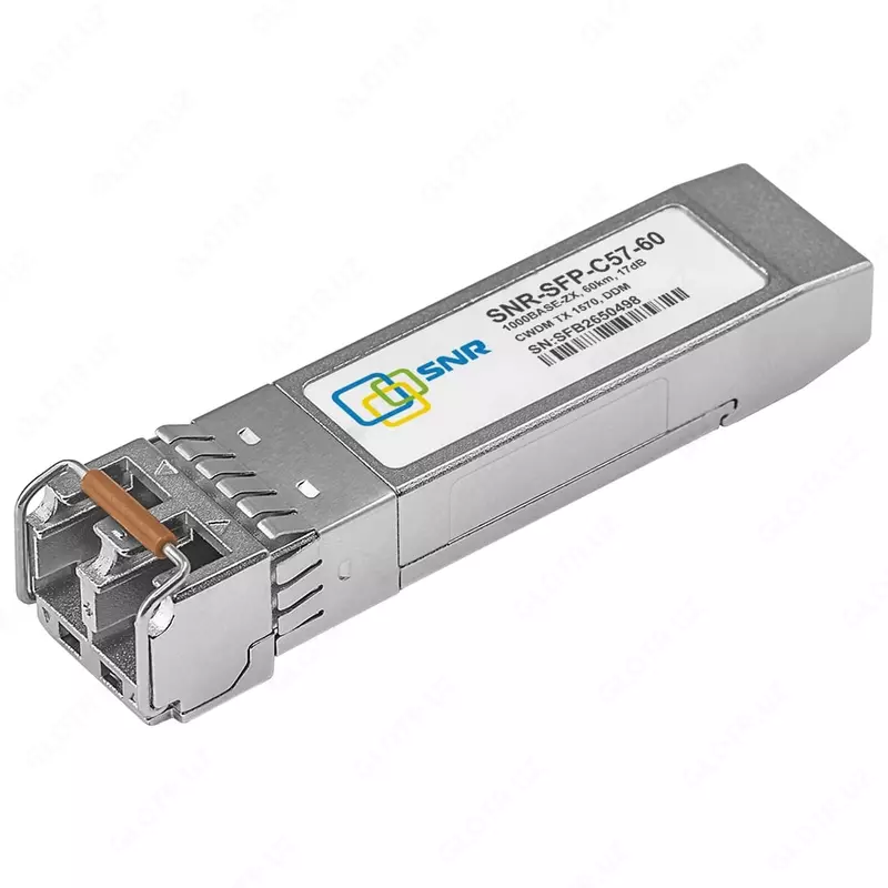 Модуль SFP CWDM оптический  дальность до 60км (17dB)  1570 нм (Арт. SNR-SFP-C57-60)
