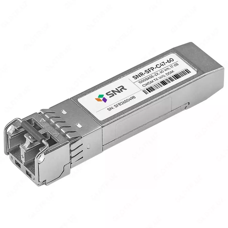 Модуль SFP CWDM оптический  дальность до 60км (17dB)  1470 нм (Арт. SNR-SFP-C47-60)