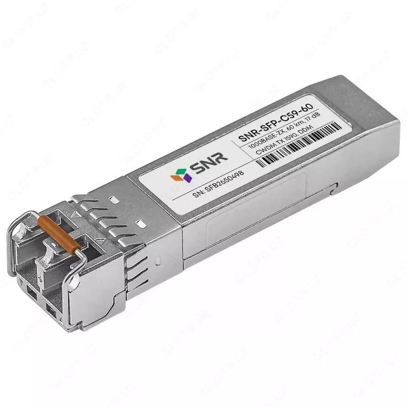Модуль SFP CWDM оптический  дальность до 60км (17dB)  1590 нм (Арт. SNR-SFP-C59-60)