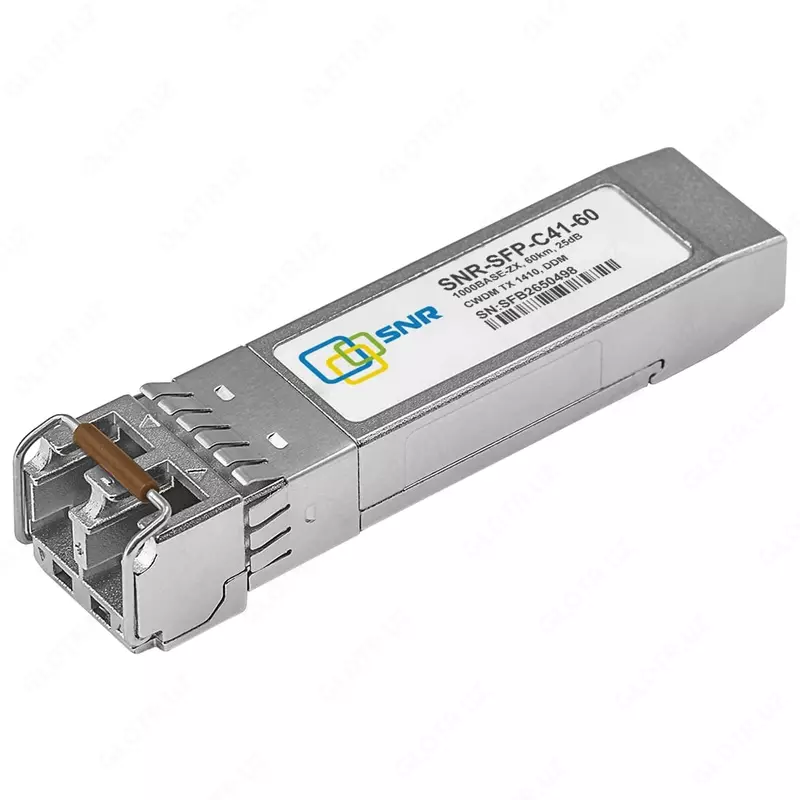  SFP CWDM optik moduli  60km (25dB) gacha diapazon  1410nm (Ref. SNR-SFP-C41-60) - 