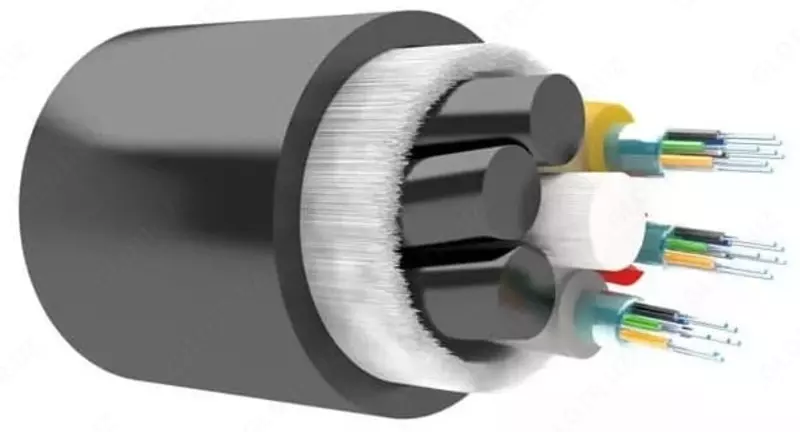  Кабель оптический самонесущий диэлектрический  48 волокон  6.0кН (Арт. LOC-ADSS-(4x12)-6 0-48) - 