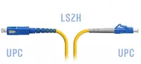Патч-корд оптический LC/UPC-SC/UPC SM  5 метров (Арт. SNR-PC-LC/UPC-SC/UPC-5M)